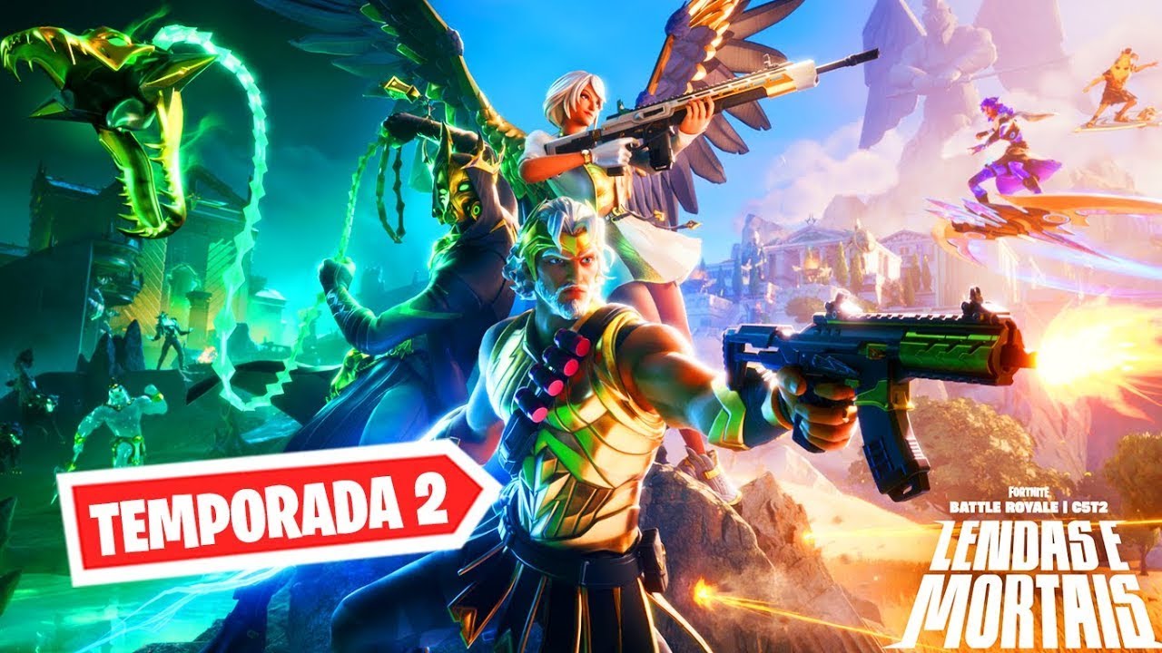 Gameplay Fortnite 🎮 Lendas e Mortais | Capítulo 5 Temporada 2 - Modo Construção Zero 2024