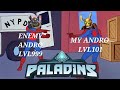 Of course no heal- oh my goodness a lvl 999 androxus... - Paladins: Onslaught | 720p