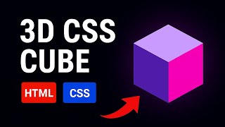 How to create a animated cube using html and  CSS || Animation cube using css 3 D #coding