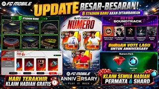 MASSIVE UPDATE: 6 NEW STADIUMS TO BE ADDED!! LAST DAY TO CLAIM FREE NUMERO NO 7 REWARDS
