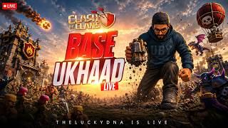 CLASH OF CLANS BASE VISIT WITH THELUCKYDNA #shortlive #shortsfeeds #clashofclans