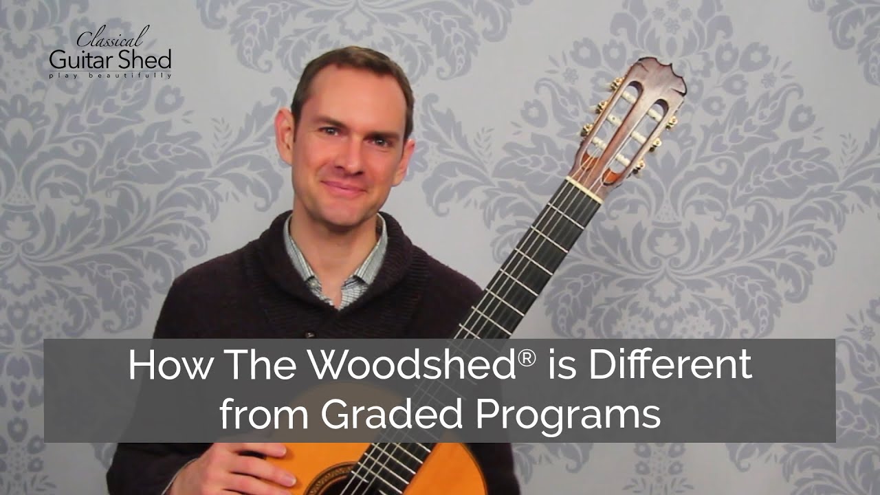 How The Woodshed® is Different from Graded Programs. (Classical Guitar