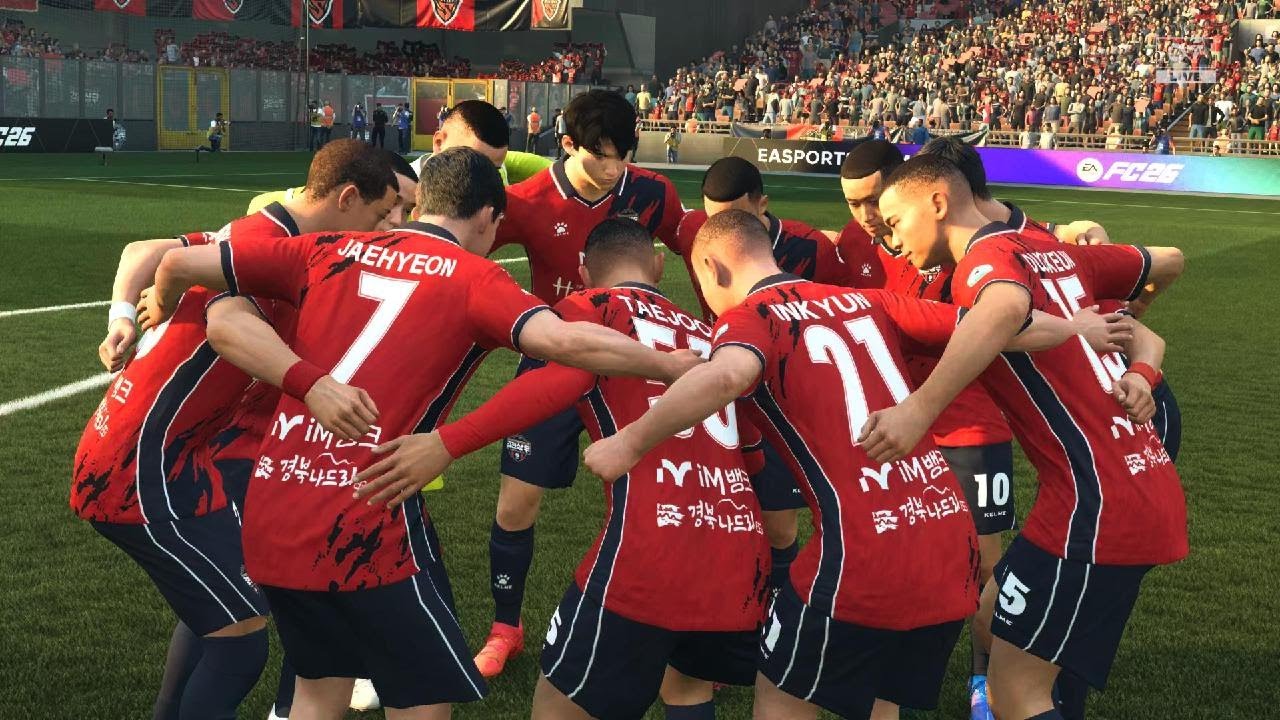 K리그1 개막전 김천상무 vs 포항스틸러스 | 현실모드 FC26