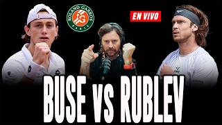 🔴 IGNACIO BUSE VS ANDREY RUBLEV EN ROLAND GARROS - REACCIÓN EN VIVO DE BATENNIS