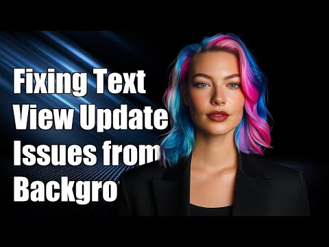 Fixing TextView Update Issues from Background Thread in Android Development
