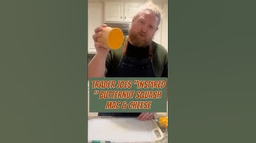 Trader Joes Betternut Squash Mac and Cheese.... I