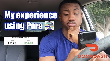 Para TIP Transparency: My experience after 2 weeks! + FREE FOOD?! 🤯 | Doordash Vlog | Ride Along