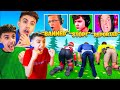 Brothers Stream Snipe Famous Streamers In Fortnite Until They RAGE! (Nick Eh 30)