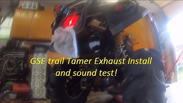 GSE Trail Tamer Exhaust Install! Can Am Outlander 570!
