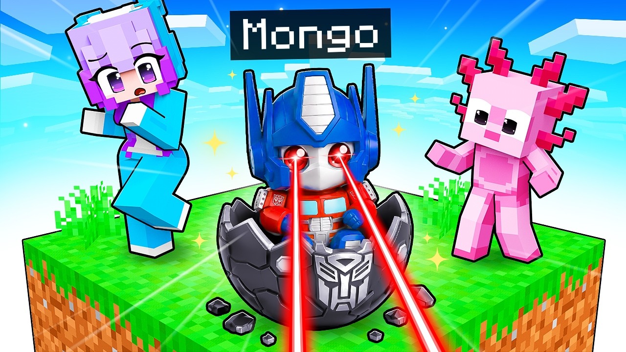 I Pretended to be a BABY TRANSFORMER on ONE CHUNK!