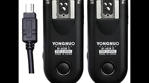 Testing the Yongnuo RF603N II Wireless Remote Flash Trigger
