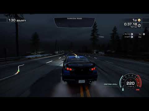 NFS HP Remastered Complete Control Mitsubishi Lanser Evolution X Online