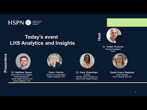 Using Data to Inform OHT Activity: The first stop of the Learning Health System