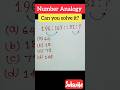 Analogy Reasoning 35 || #shorts #shorts_feed