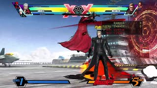 UMVC3 - Dante/Vergil/Deadpool unblockable ToD concept