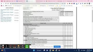 PowerSchool Elementary Report Card