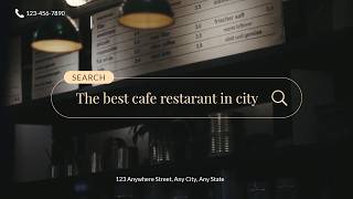 Free Minimalist Menu Price Rate Card Vegan Food Cafe Promo Video Template (Customizable) - FlexClip