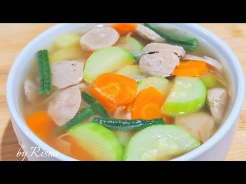 Resep Sayur Bening Zucchini