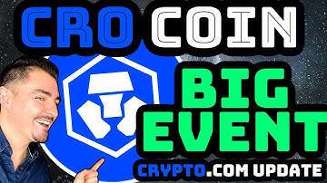Crypto.com HUGE EVENT for Cronos GROWTH! | CRO Coin VS Bitcoin Update!