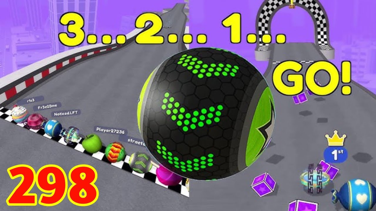 Going Balls, SpeedRun, Going Balls Portal Run Gameplay Level 298