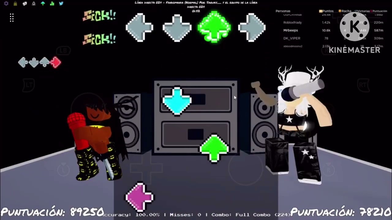 Funky Friday - Fandomania [FC] + Playing with random person | ROBLOX FNF