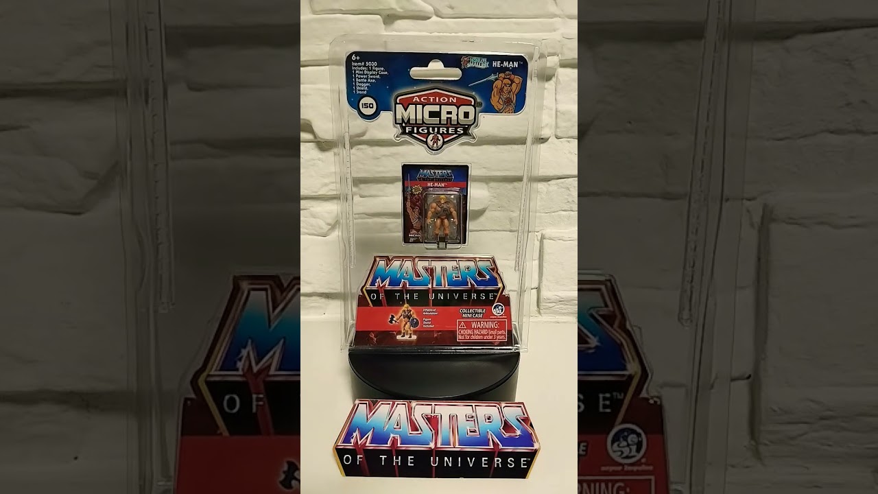 Masters of the Universe ~ He-Man Action Micro Figures World's Smallest