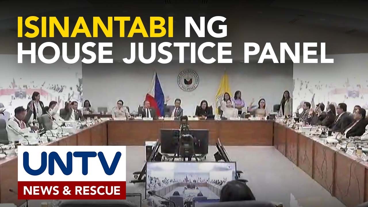 1st impeachment complaint vs. VP Duterte, isinantabi ng House Justice panel