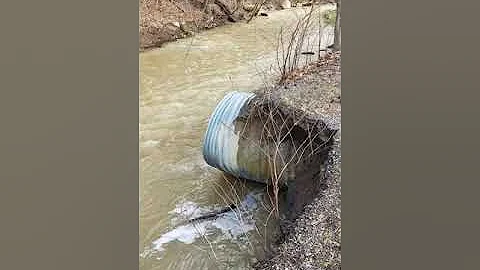 Little Grave Creek Glen Dale Culverts and Road washing out.