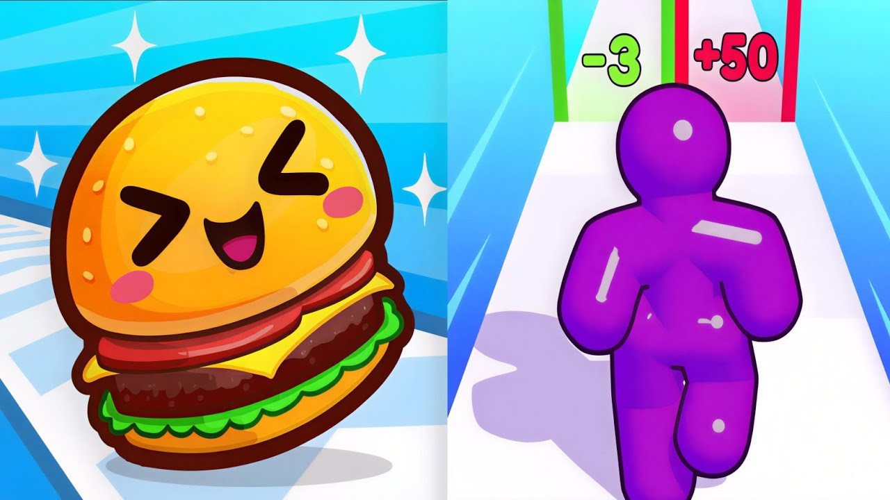 Food Run VS Tall Man Run 💥Epic 2026 Gameplay- All Levels Unlocked