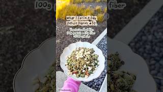 Day 30/100 of what I eat in a day - Vegetarian Meal Plan, 100g protein, 1400 calories #whatieat