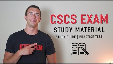 Study Material for the CSCS Exam | The Movement System CSCS Study Guide, Notes, CSCS Study Calendar
