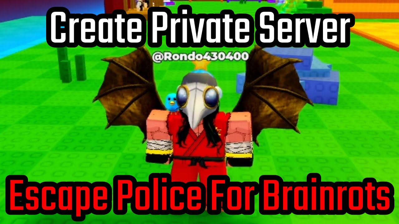 How to Create Private Server in Escape Police For Brainrots Roblox