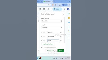 #googlesheets #spreadsheettips #datavalidation #spreadsheettutorial #spreadsheetskills #gsheettricks