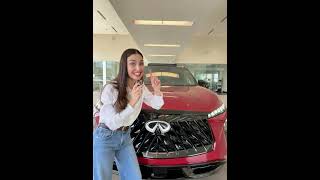 QX65 design is next-level—3D grille + glowing emblem. #Shorts #INFINITI