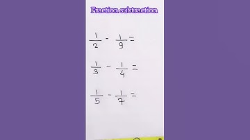 Fraction Subtraction Trick #fractionsubtraction #fractiontricks #shortvideo #shorts #youtubeshorts