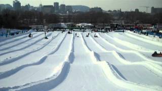 Glissades sur tubes