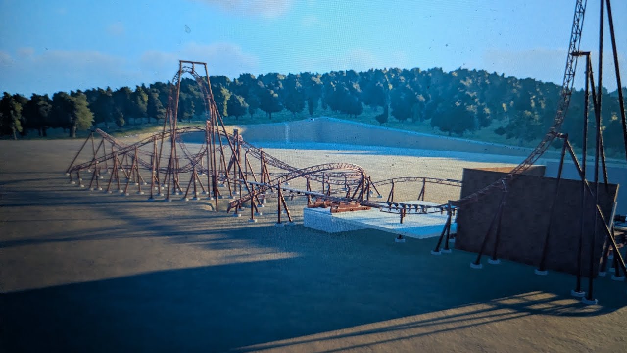 Capitol Bullet Train onride (Layout Test) Planet Coaster 2