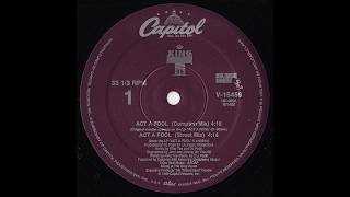 King Tee - Act A Fool (1989 - Capitol Records - V-15459) - YouTube