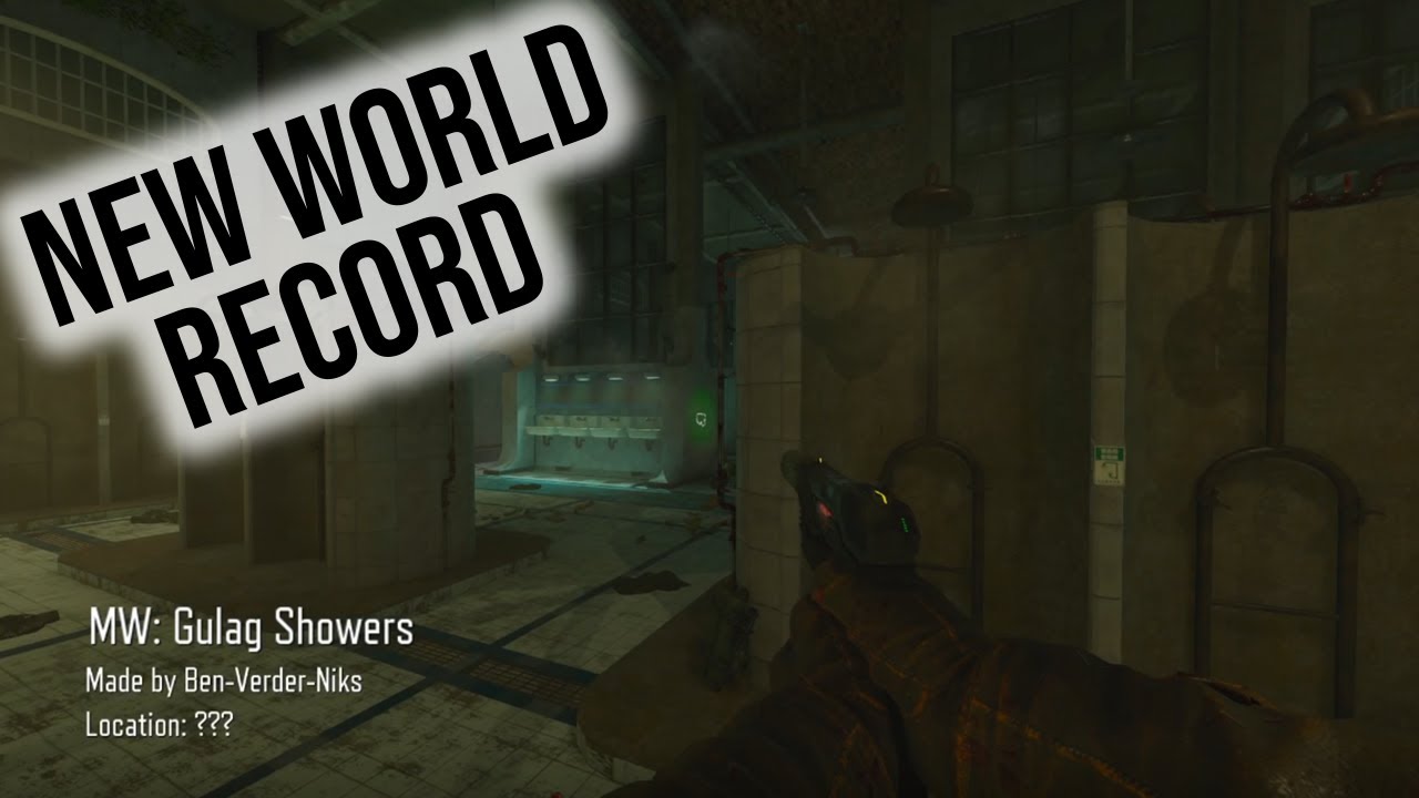 MW: Gulag Showers World Record!!! ||impossible challenge||