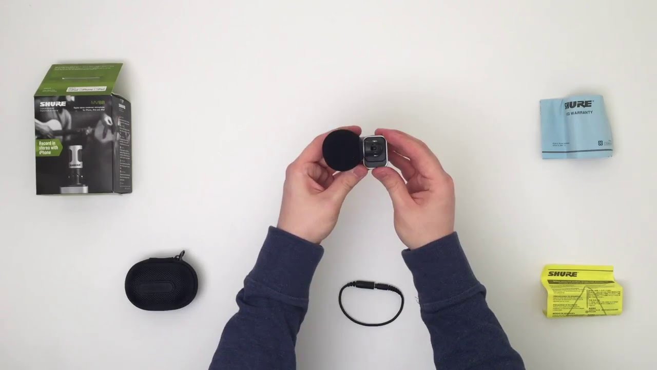 Unboxing the Shure MOTIV MV88 iOS Microphone