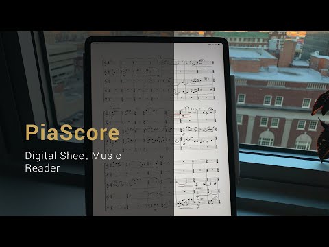 PiaScore Digital Sheet Music APP Overview 2024