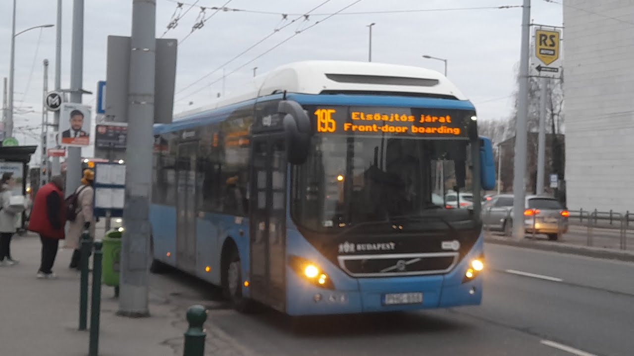 2026.02.22: Volvo 7905h (PHG-656) a Budapesti 95-ös vonalon