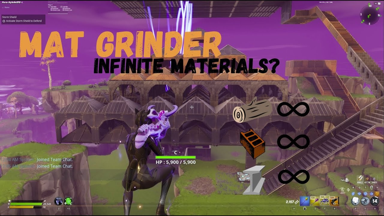Mat Grinder | Infinite materials? | Fortnite save the world