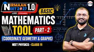 NEET 2027 Physics: Basic Mathematics (Part 2) | Coordinate Geometry & Graphs | Class 11 | NEET Prep