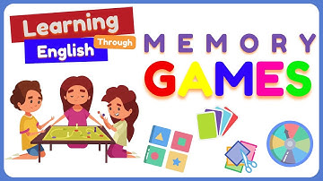 Memory Game for kids.  Learning English through Games. Fun & Learn.