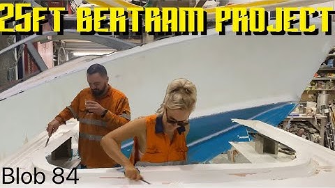 25ft Bertram Project - Blob 84 - This is what happens if you don’t make mold properly