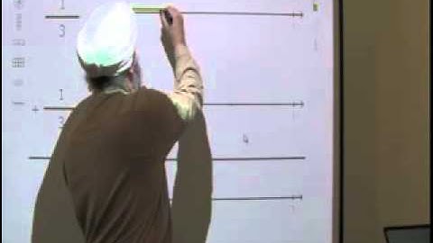 Adding Fractions on a Number Line