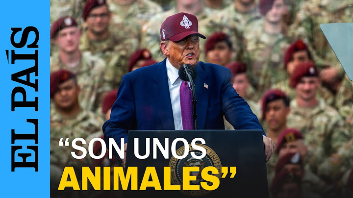 DONALD TRUMP: "La única bandera que ondeará será la estadounidense"  | EL PAÍS