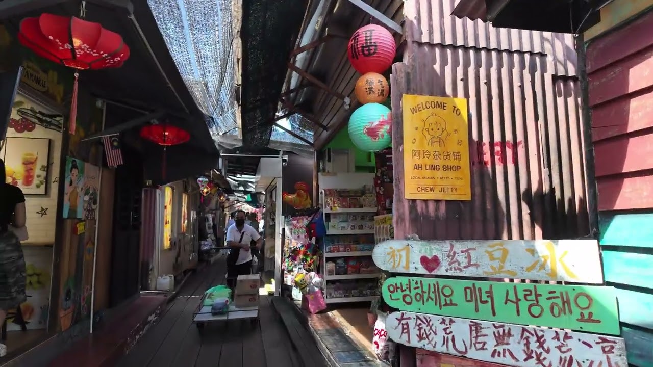 Exploring Penang, Malaysia - Armenian Street & Highlights 4k
