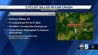 Vermont woman killed in Northeast Kingdom crash involving a truck and bicycle